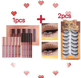 12-Piece Matte Lipstick & Lip Liner Set – Long-Lasting, Moisturizing & Kiss-Proof