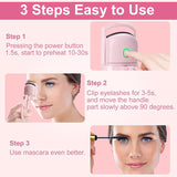 Vitalzen Portable Electric Heated Eyelash Curler