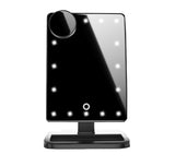 Touch Screen LED Makeup Mirror with Bluetooth Speaker & 10X Magnification