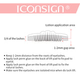 ICONSIGN Lash Lift Kit – Eyelash Perming & Curling Enhancer for Perfect, Long-Lasting Lashes – Salon & Home Use