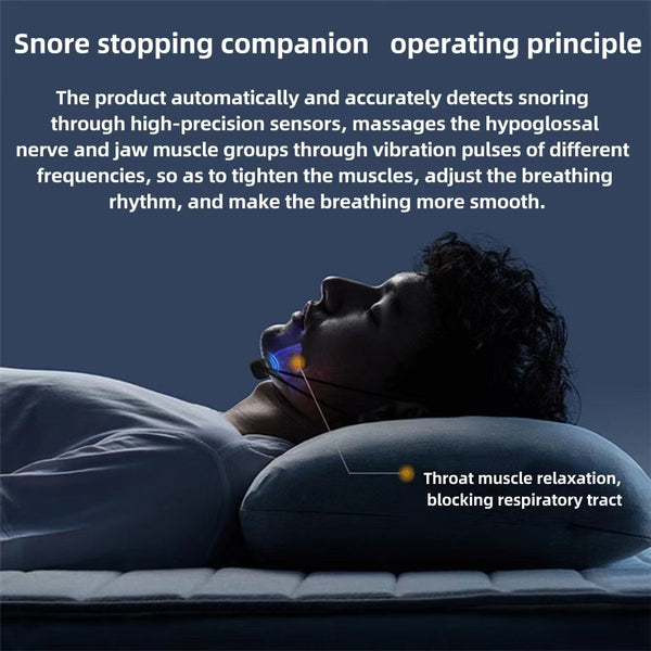 VitalZen Smart Anti-Snoring Device – EMS Sleep Aid & Snore Reduction