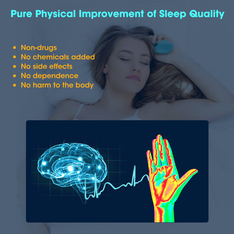 VitalZen EMS Sleep & Anxiety Therapy – Handheld Microcurrent Relaxation Device
