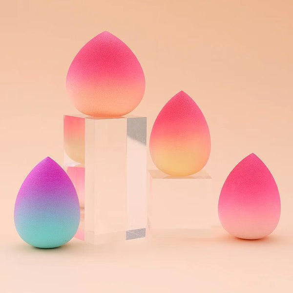Peach Makeup Sponge Egg – Super Soft Air Cushion Beauty Sponge for Wet & Dry Use