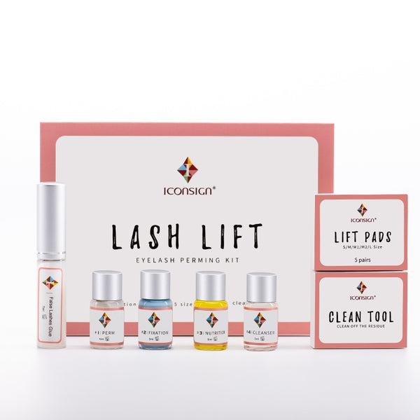 ICONSIGN Lash Lift Kit – Eyelash Perming & Curling Enhancer for Perfect, Long-Lasting Lashes – Salon & Home Use