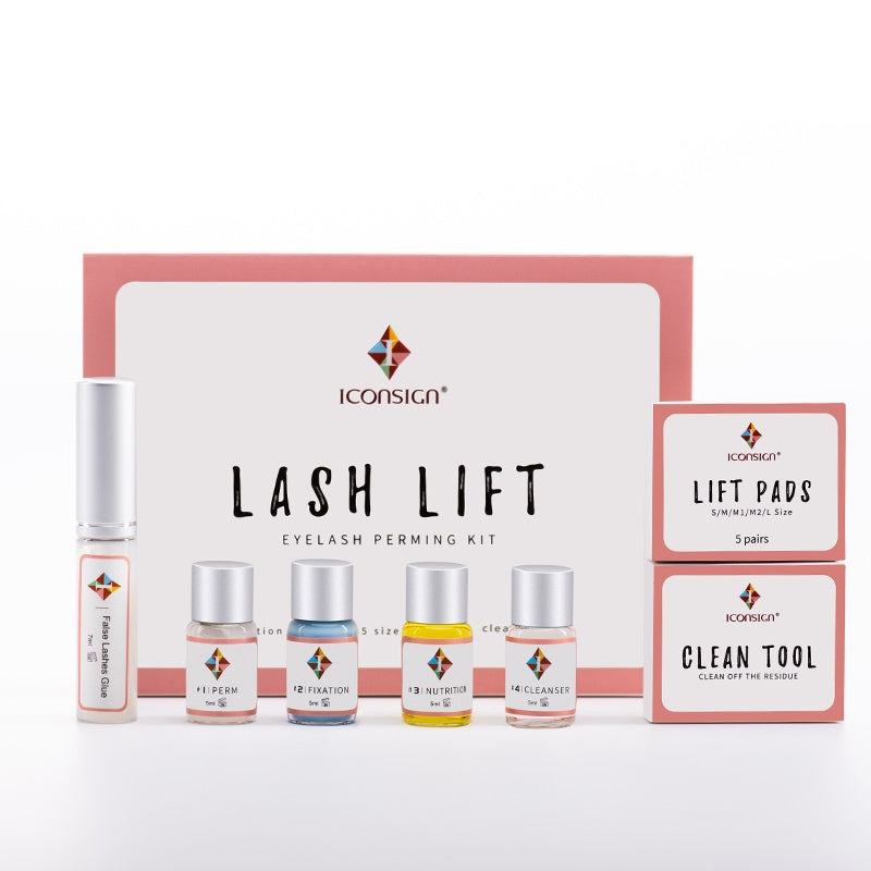 ICONSIGN Lash Lift Kit – Eyelash Perming & Curling Enhancer for Perfect, Long-Lasting Lashes – Salon & Home Use