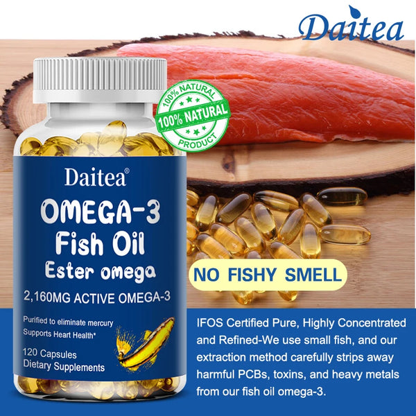 Omega 3 Fish Oil Dietary Supplement