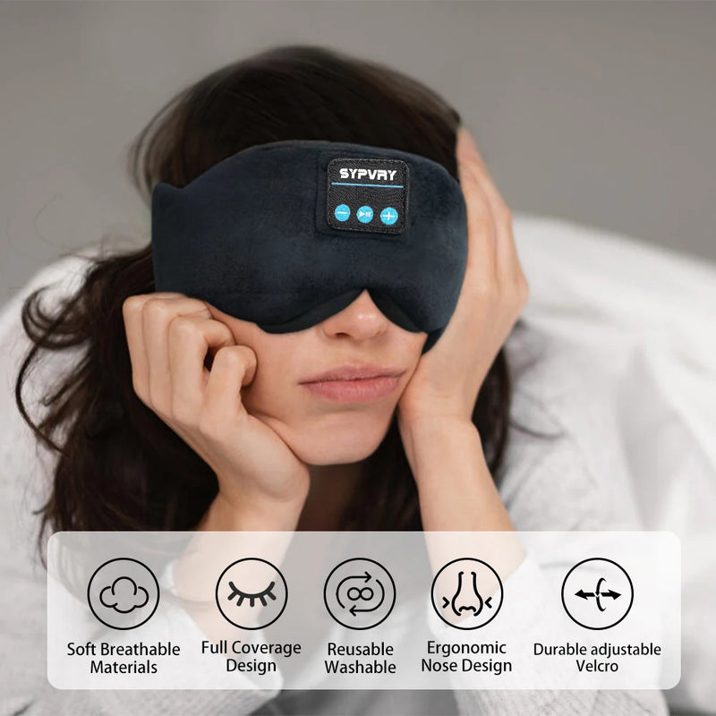 Sleeping Mask With Bluetooth 5.3 Headphone Wireless Eye Mask