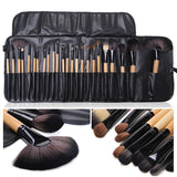 24-Piece Professional Makeup Brush Set – Complete Cosmetic Tools in Stylish Gift Bag