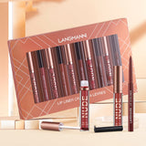 12-Piece Matte Lipstick & Lip Liner Set – Long-Lasting, Moisturizing & Kiss-Proof